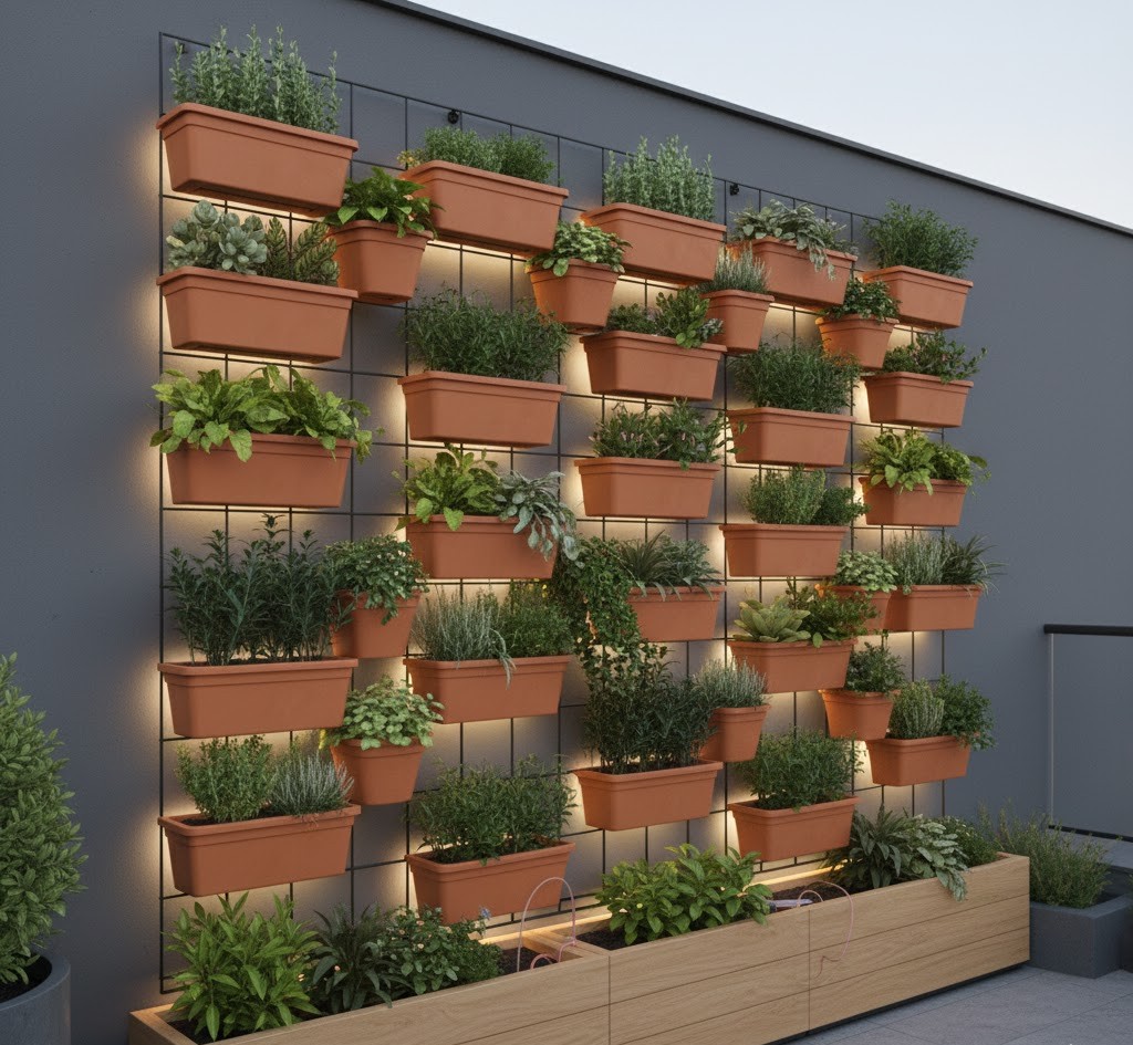 Vertikala trädgårdslösningar
